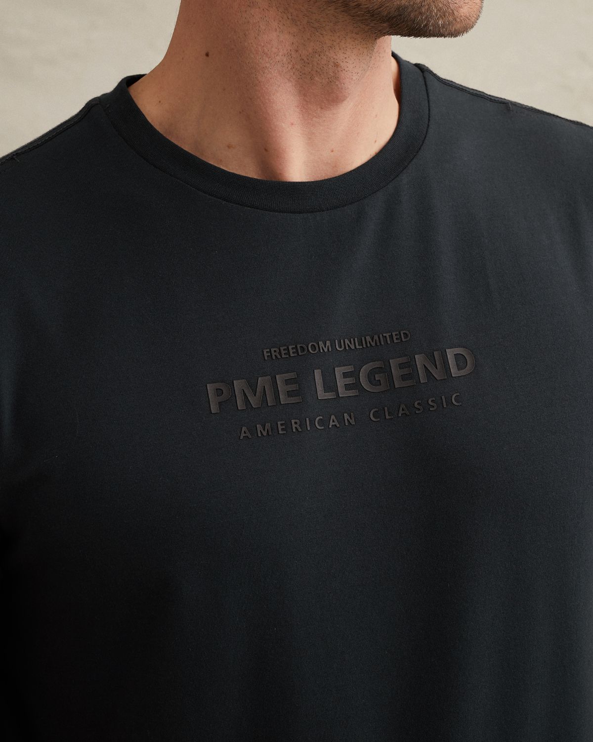 Футболка PME Legend с принтом синяя артикул PTSS2604584-5282