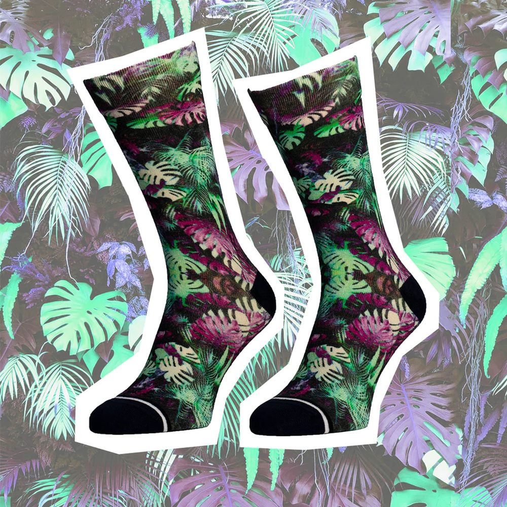 Носки с принтом Sock my plants