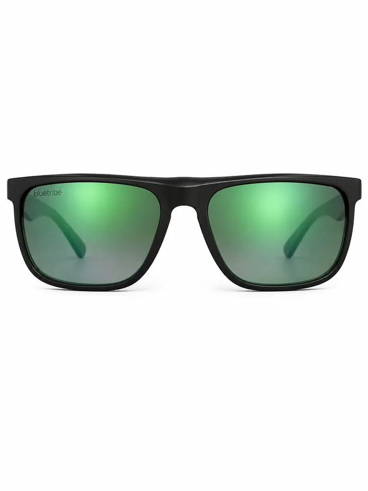 Очки солнцезащитные Bluetribe Sunset зеленые артикул BT815-S-SU/80