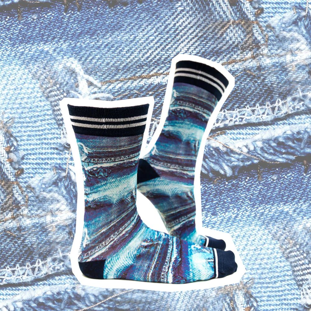 Носки с принтом Sock my jeans