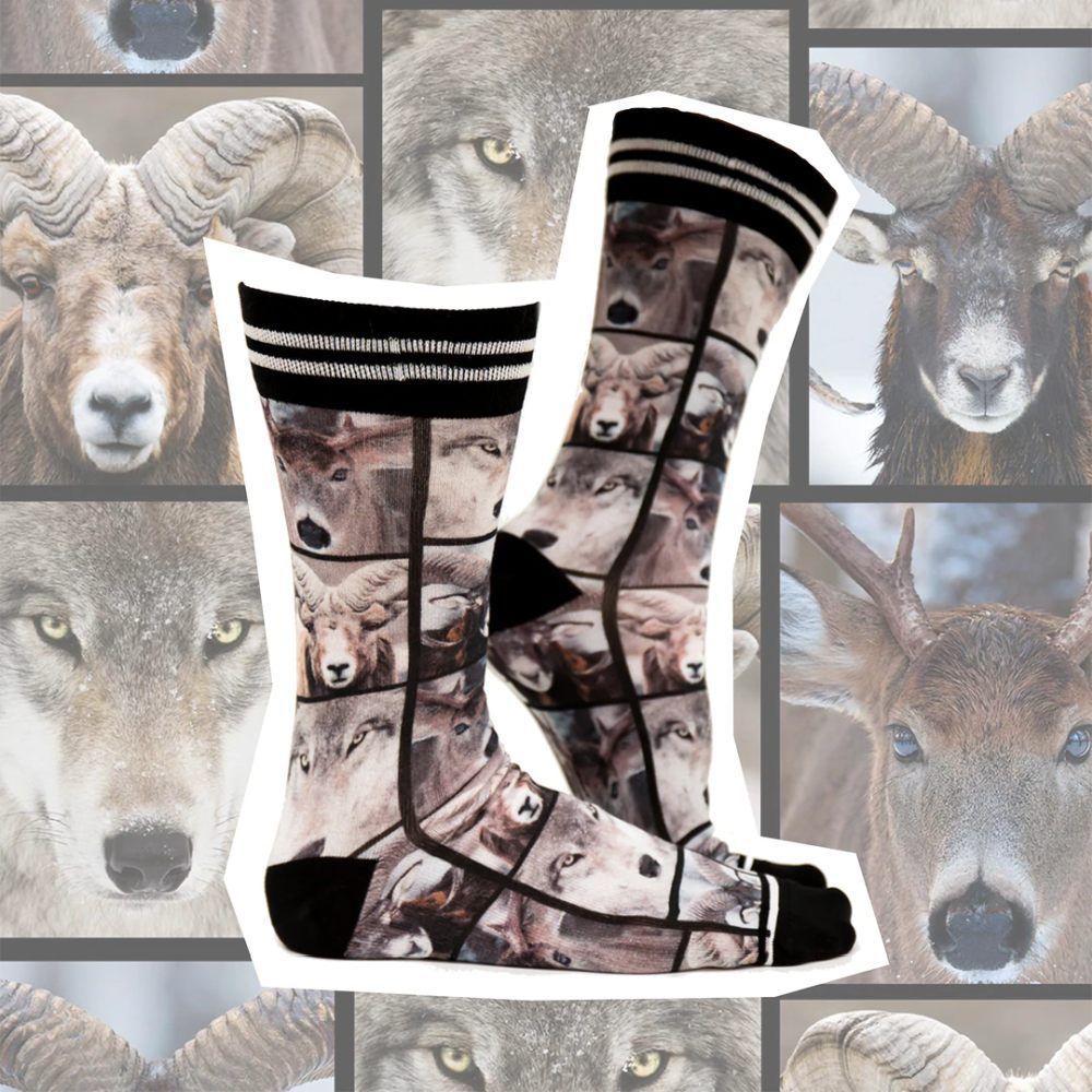 Носки с принтом Sock my winter animals
