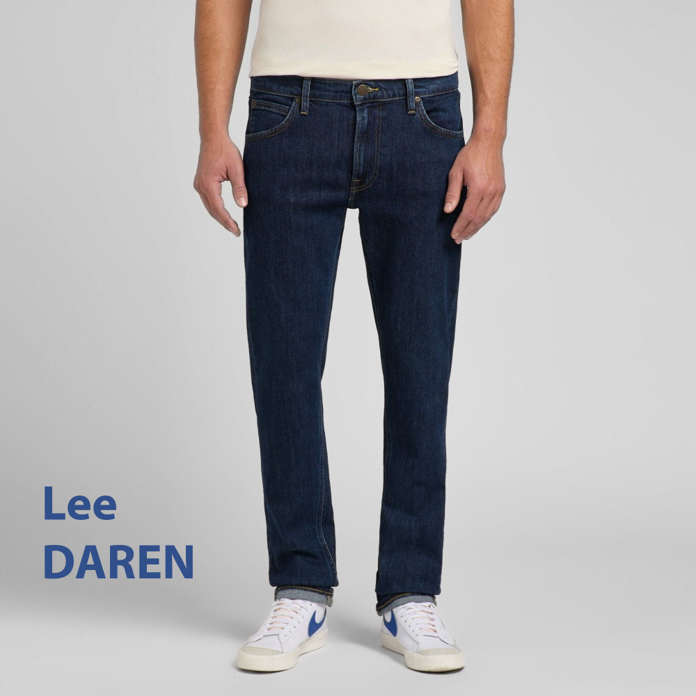 Мужские джинсы Lee Daren ZIP FLY темно-синие