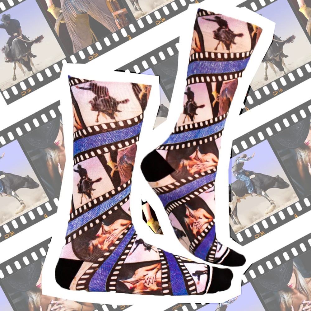 Носки с принтом Sock my rodeo