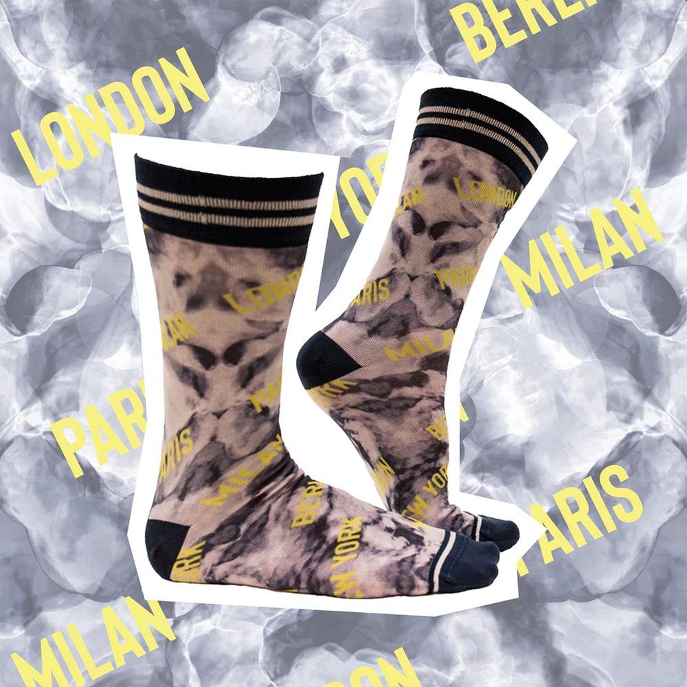 Носки с принтом Sock my tie dye